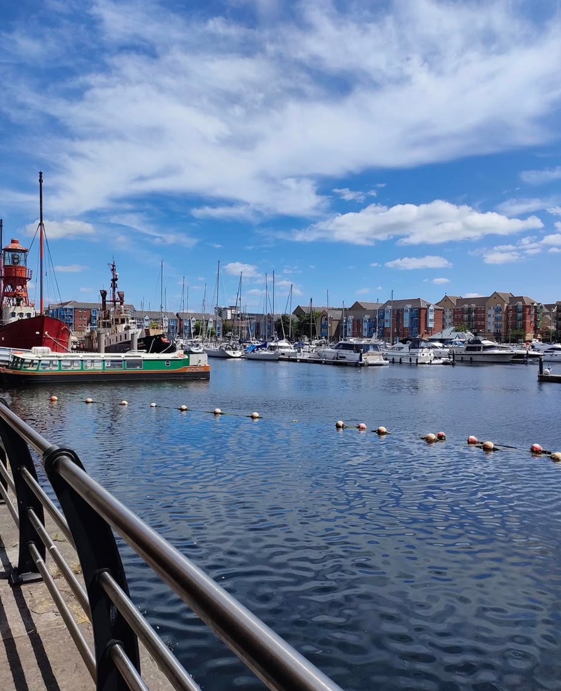 Swansea Marina waterfront view